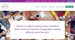 Desktop Screenshot of amplifiergiving.org